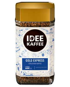 IDEE KAFFEE Gold Express Löslicher Kaffee 2 x 100 g